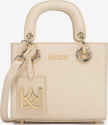 Kazar Handbag in Beige: front