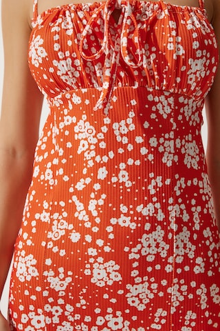 oranžinė Happiness İstanbul Vasarinė suknelė