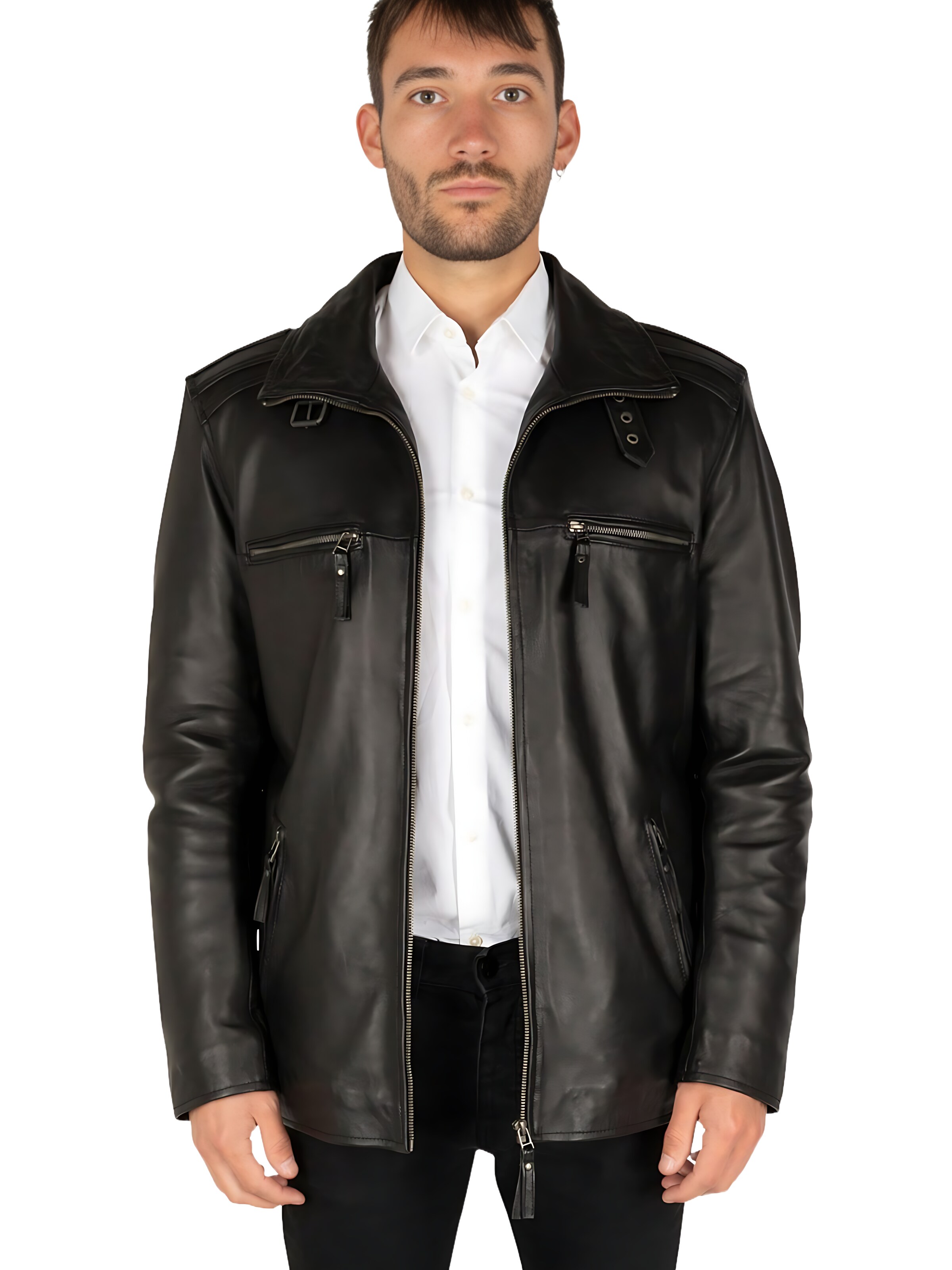 CYCAS D'OR Overgangsjakke 'FLEX PARKA - 2 IN 1' i sort