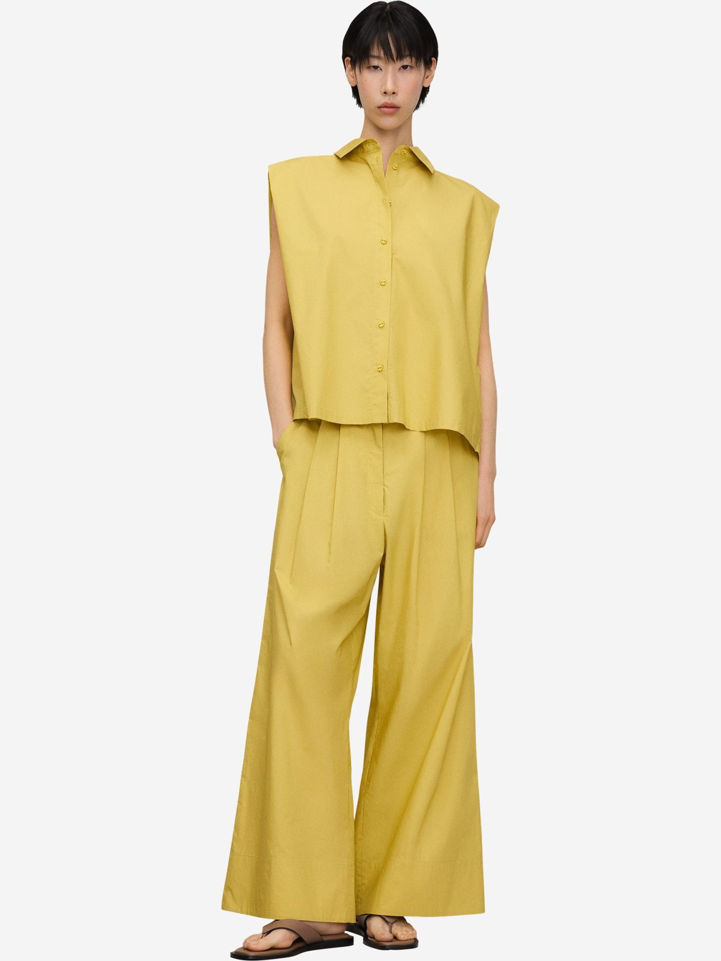 Adolfo DominguezDirndl bluza - žuta boja