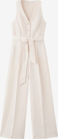 MANGO Overal 'Rosanna' – béžová: přední strana