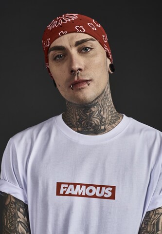 Mister Tee Póló 'Famous' - fehér