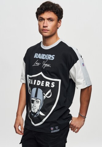 Recovered Shirt 'NFL Raiders Las Vegas' in Black