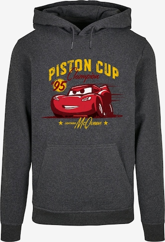 ABSOLUTE CULT Sweatshirt 'Cars - Piston Cup Champion' in Grijs: voorkant