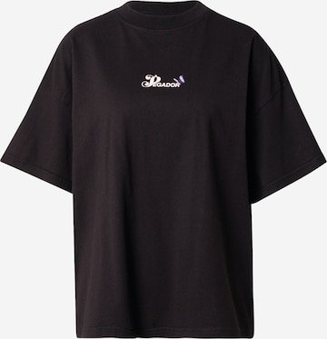 Pegador Tričko 'NORIA' – černá: přední strana