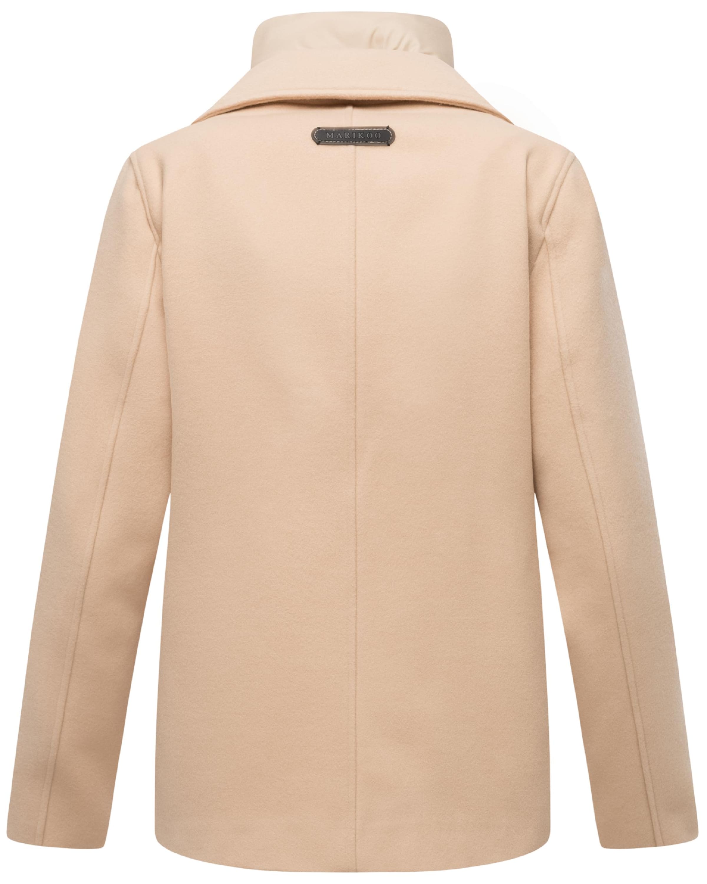 MARIKOO Between-seasons coat in Beige