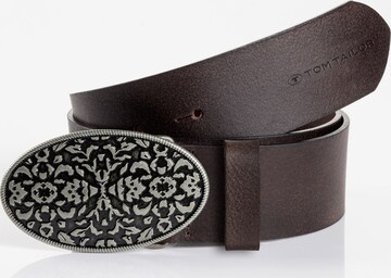 Ceinture ' All Styles ' TOM TAILOR en marron : devant