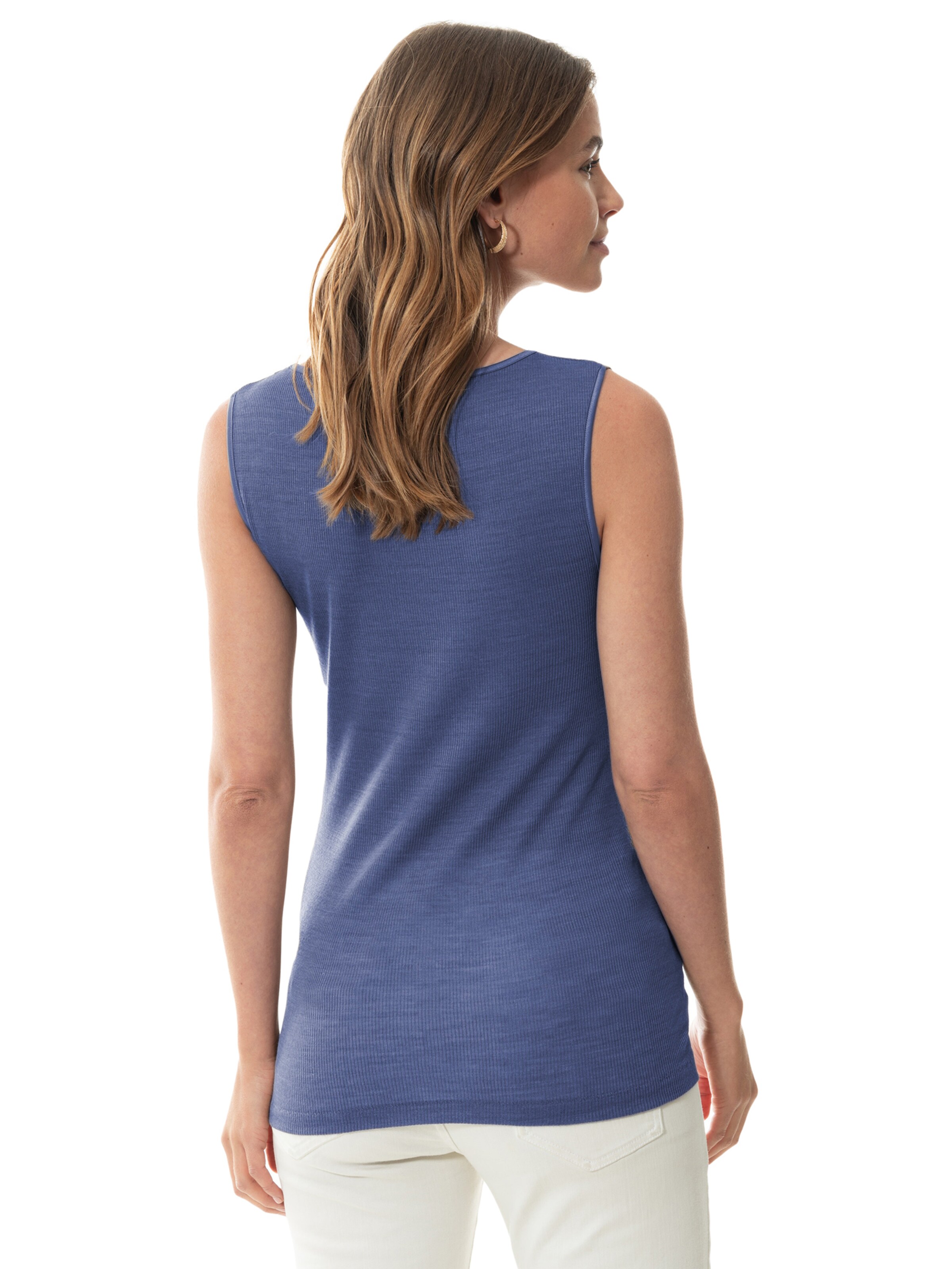 Mey Unterhemd 'Wool Love' in Blau