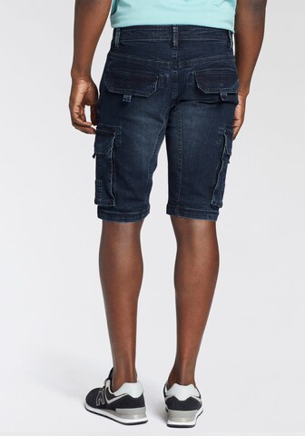 H.I.S Regular Cargohose in Blau