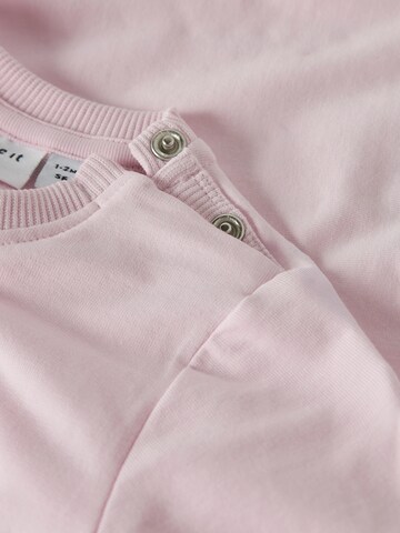 NAME IT Μπλούζα φούτερ 'NBFHALL' σε ροζ