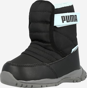 Bottes de neige PUMA en noir : devant