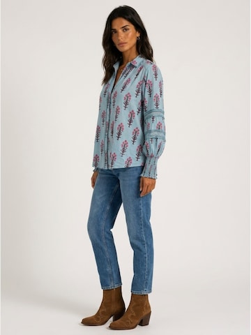 Miss June Blouse 'Hermine' in Blue