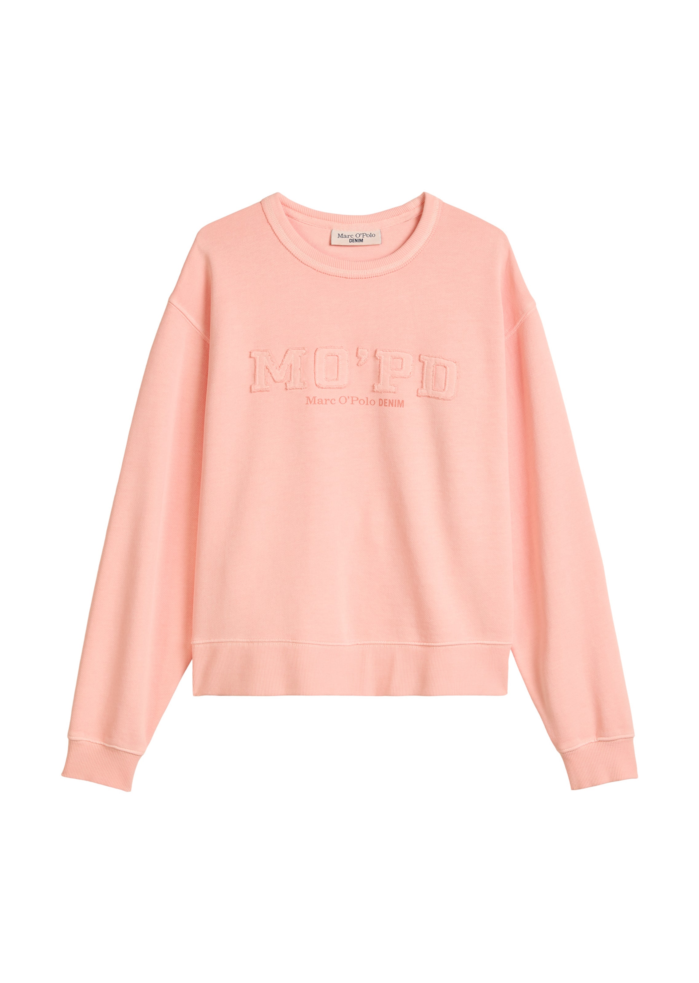Marc O'Polo DENIM Sweatshirt in Roze: voorkant