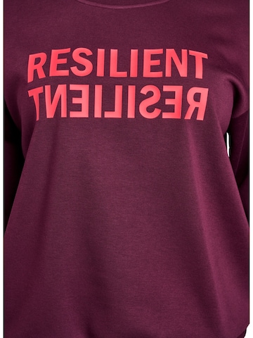 Active by Zizzi Pullover 'Cannie' in Lila