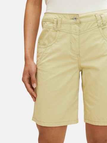 TOM TAILOR Regular Shorts in Grün