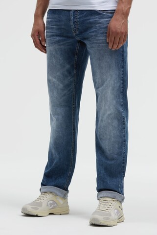 CAMP DAVID Regular Jeans in Blue: front
