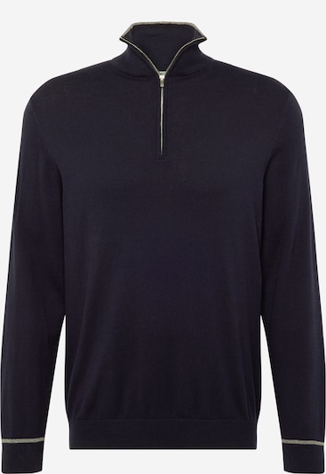 BURTON MENSWEAR LONDON Pullover in navy / silber, Produktansicht