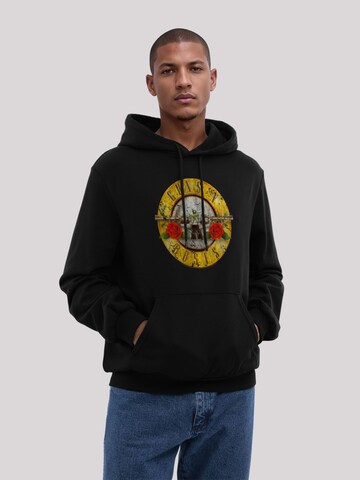 F4NT4STIC Sweatshirt 'Guns 'n' Roses' in Zwart: voorkant