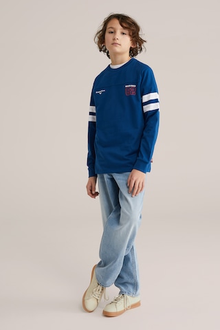 WE Fashion Футболка в Синий