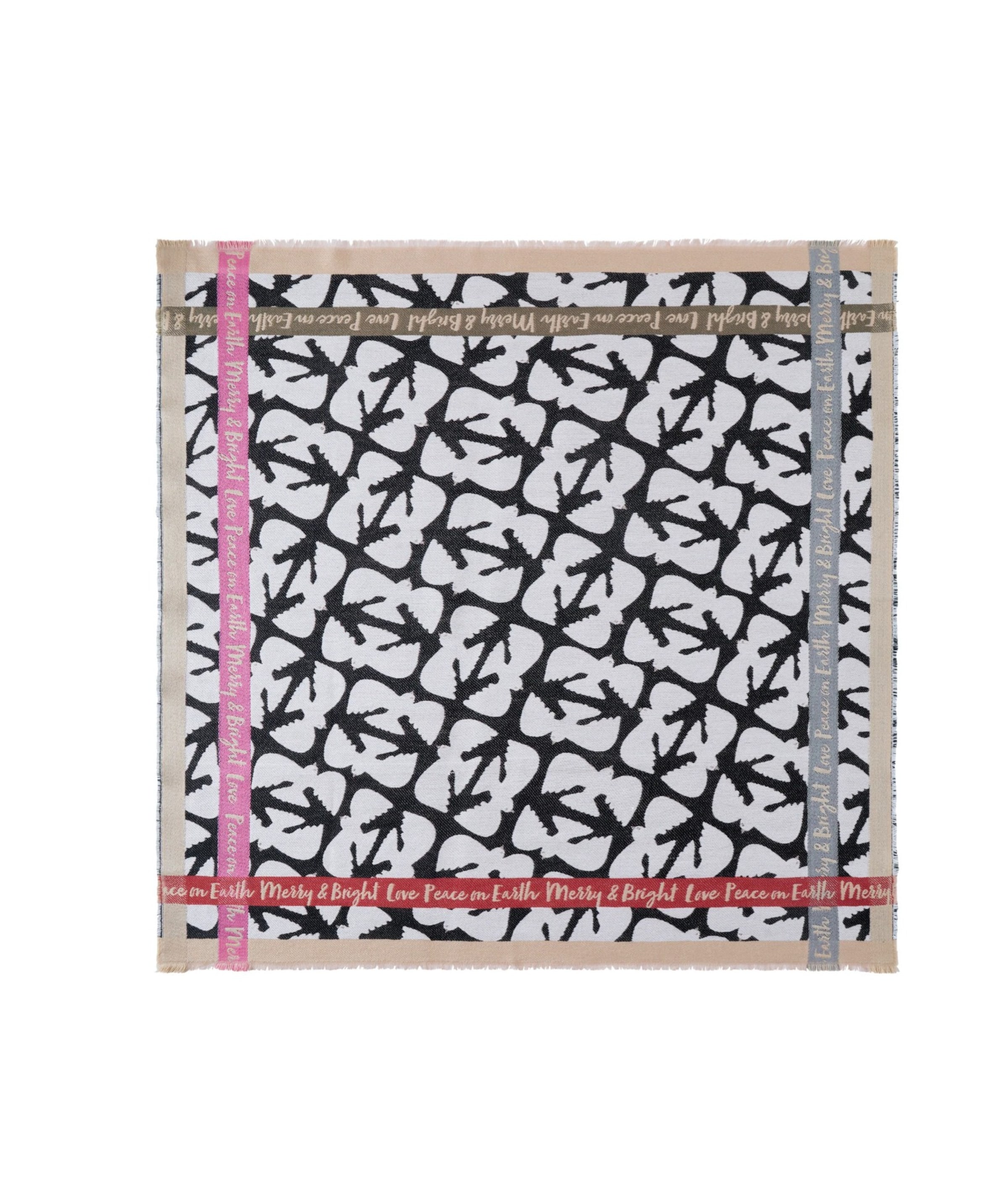 CODELLO Shawl in Black: front