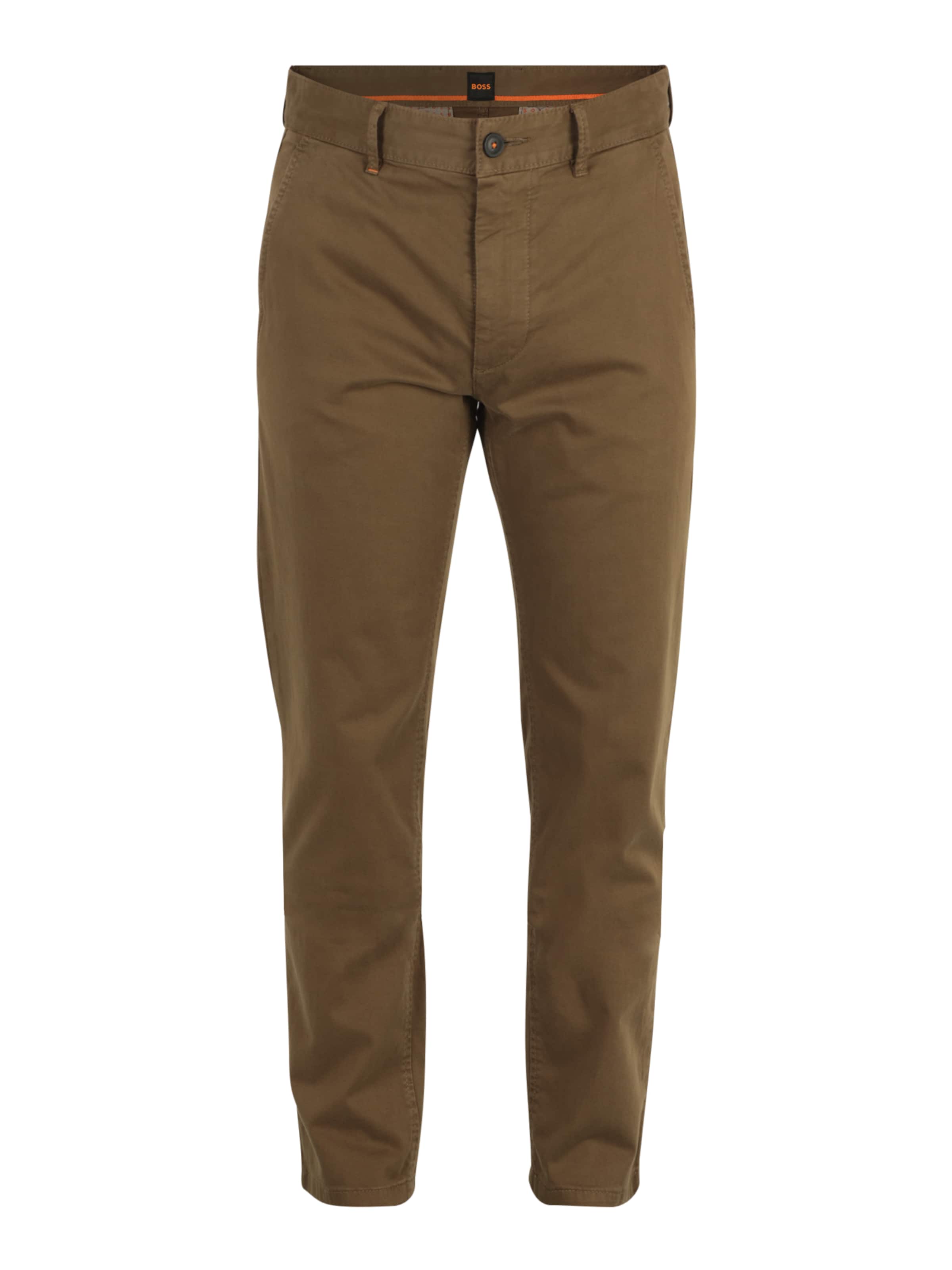 BOSS - Pantalón en verde: frente