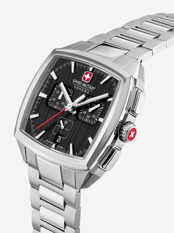 SWISS MILITARY HANOWA Analoog horloge 'Starlight' in Zilver