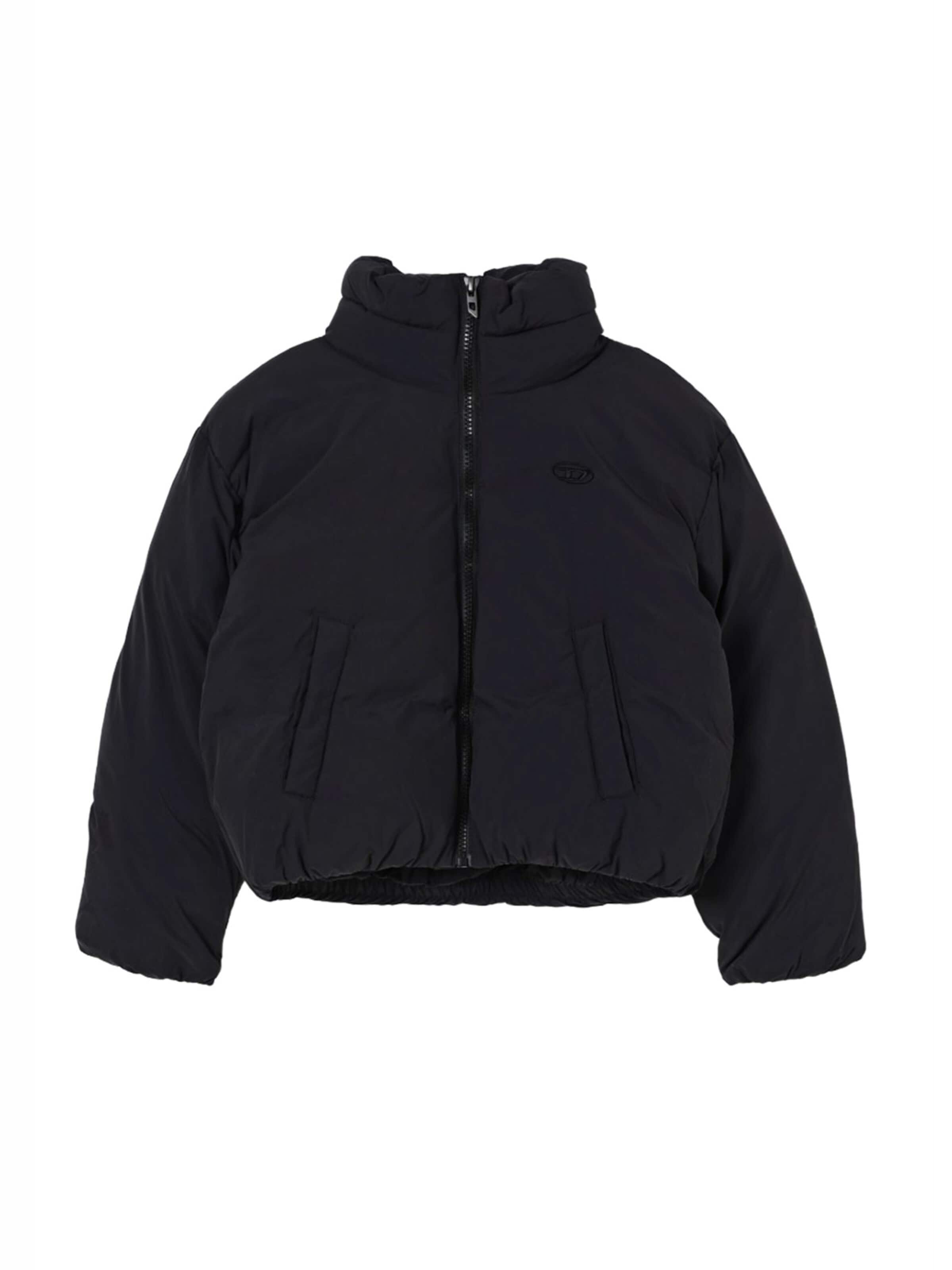 DIESEL Winterjas in Zwart: voorkant