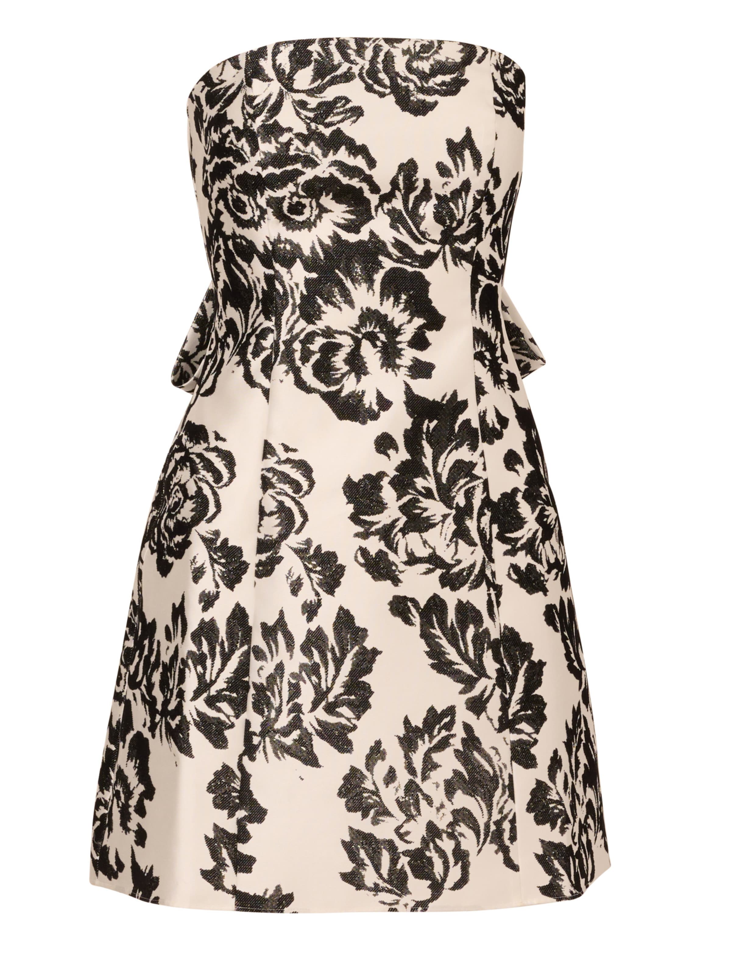 Adrianna Papell Cocktail dress 'Strapless Mikado Short Dress' in White: front