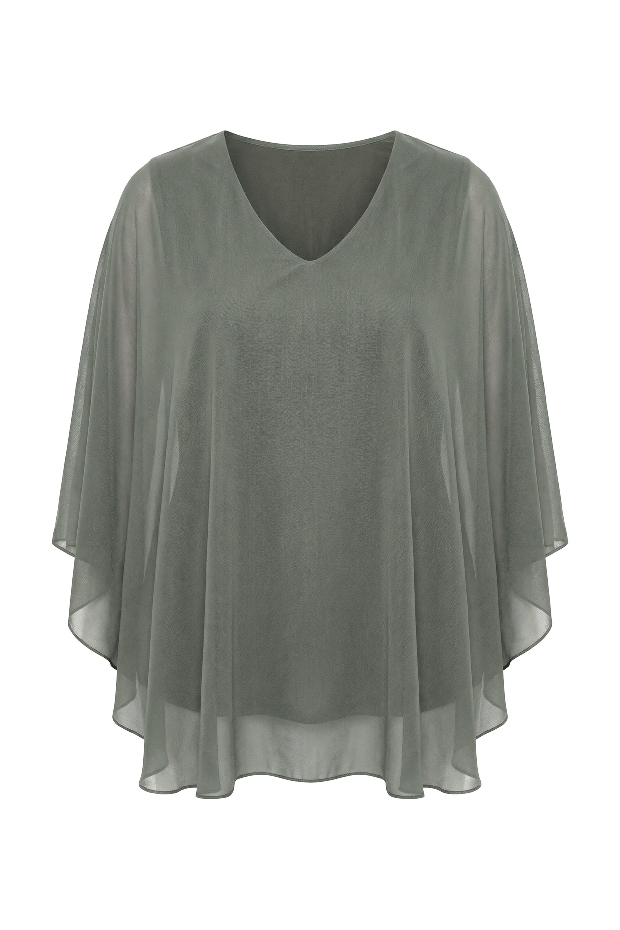 MIAMODA Blouse in Groen: voorkant