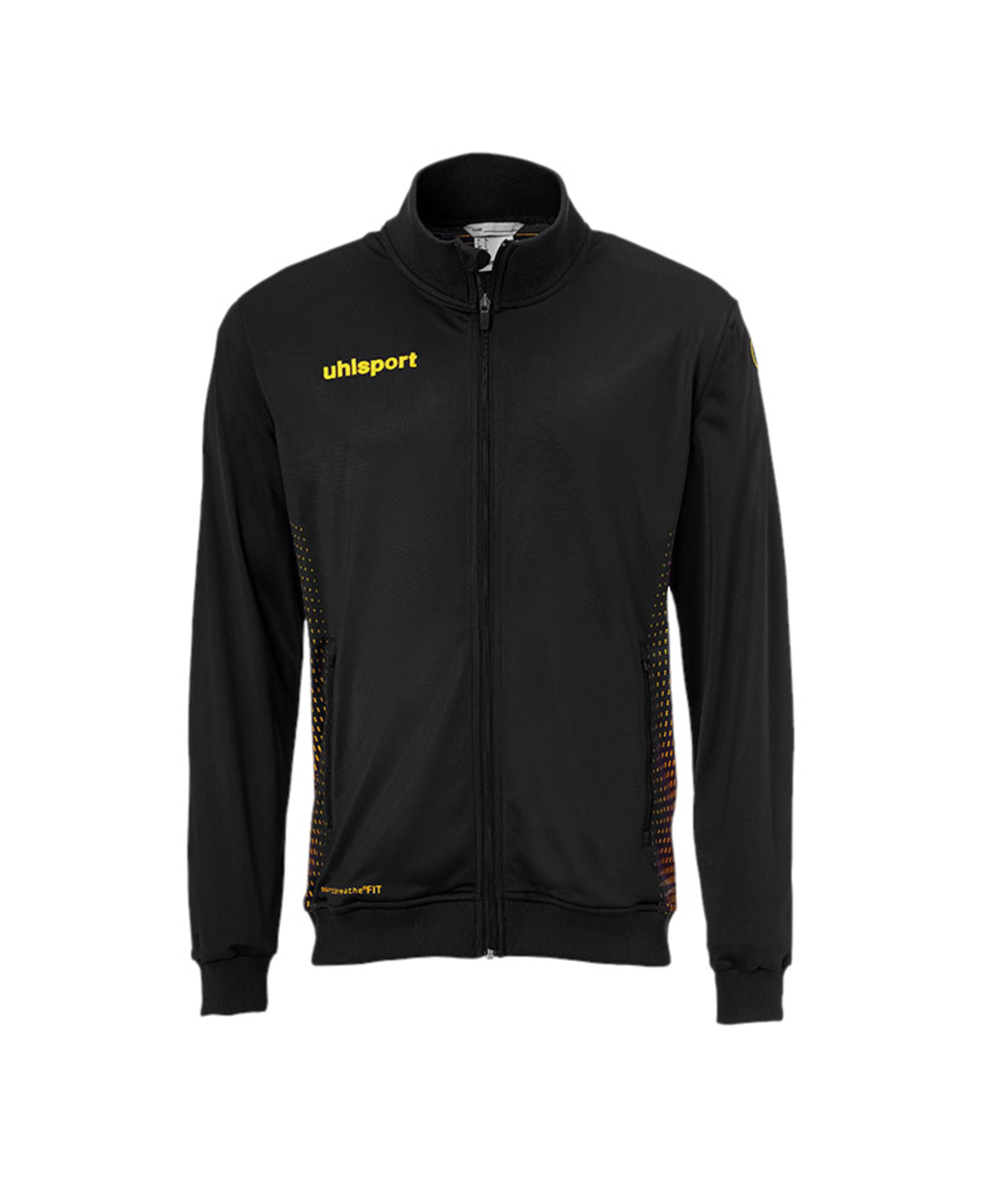 UHLSPORT Trainingsjacke in Schwarz: Vorderseite