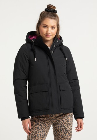 MYMO - Chaqueta de invierno en negro: frente