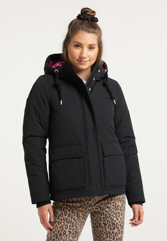 MYMO Winter Jacket in Black: front