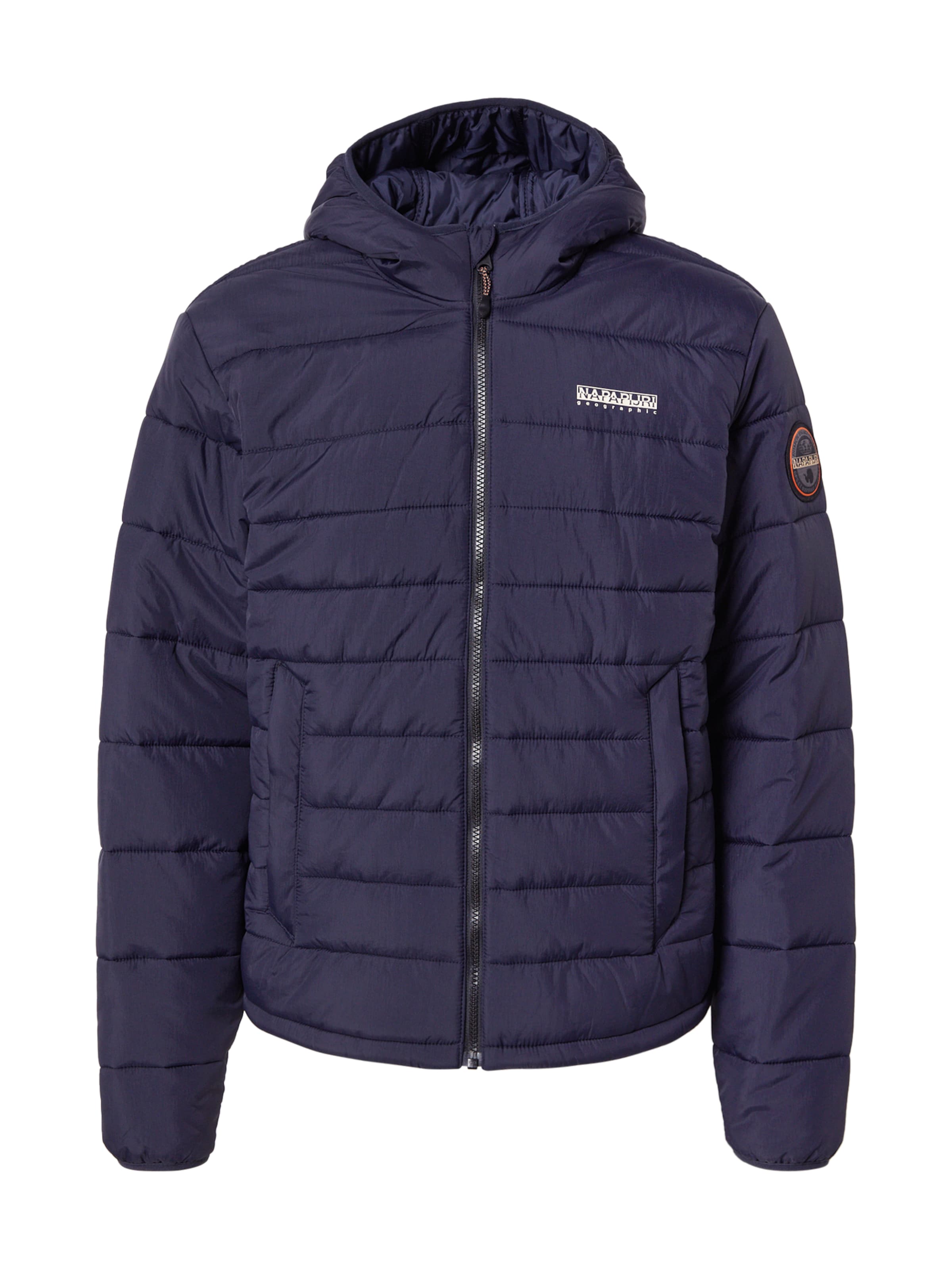 NAPAPIJRI Φθινοπωρινό και ανοιξιάτικο μπουφάν 'A-GESAR H' σε μπλε: μπροστά