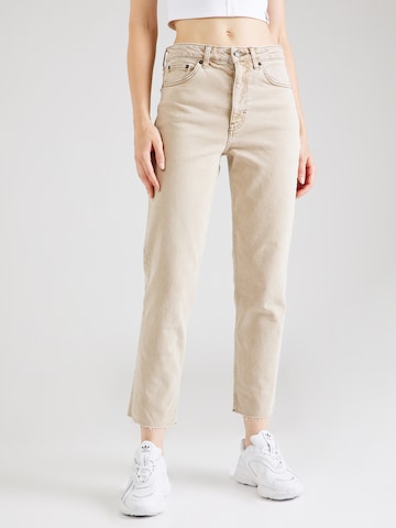 TOPSHOP Regular Farkut värissä beige: edessä