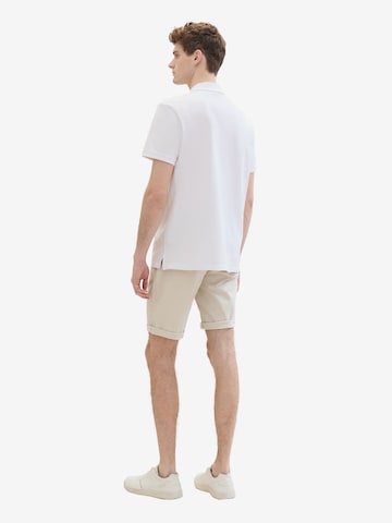 TOM TAILOR Regular Shorts in Beige