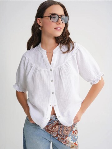 Camicia da donna di MixRay in bianco