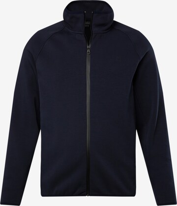 JAY-PI Zip-Up Hoodie in Blue: front