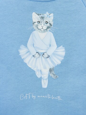 Cat e Lolette Sweatshirt 'Ballerina Kitty' i blå