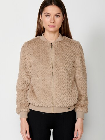 Giacca di mezza stagione di KOROSHI in beige: frontale
