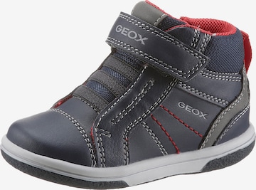 GEOX Kids First-Step Shoes in Blue: front