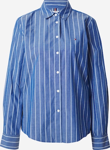 TOMMY HILFIGER Blouse in Blauw: voorkant