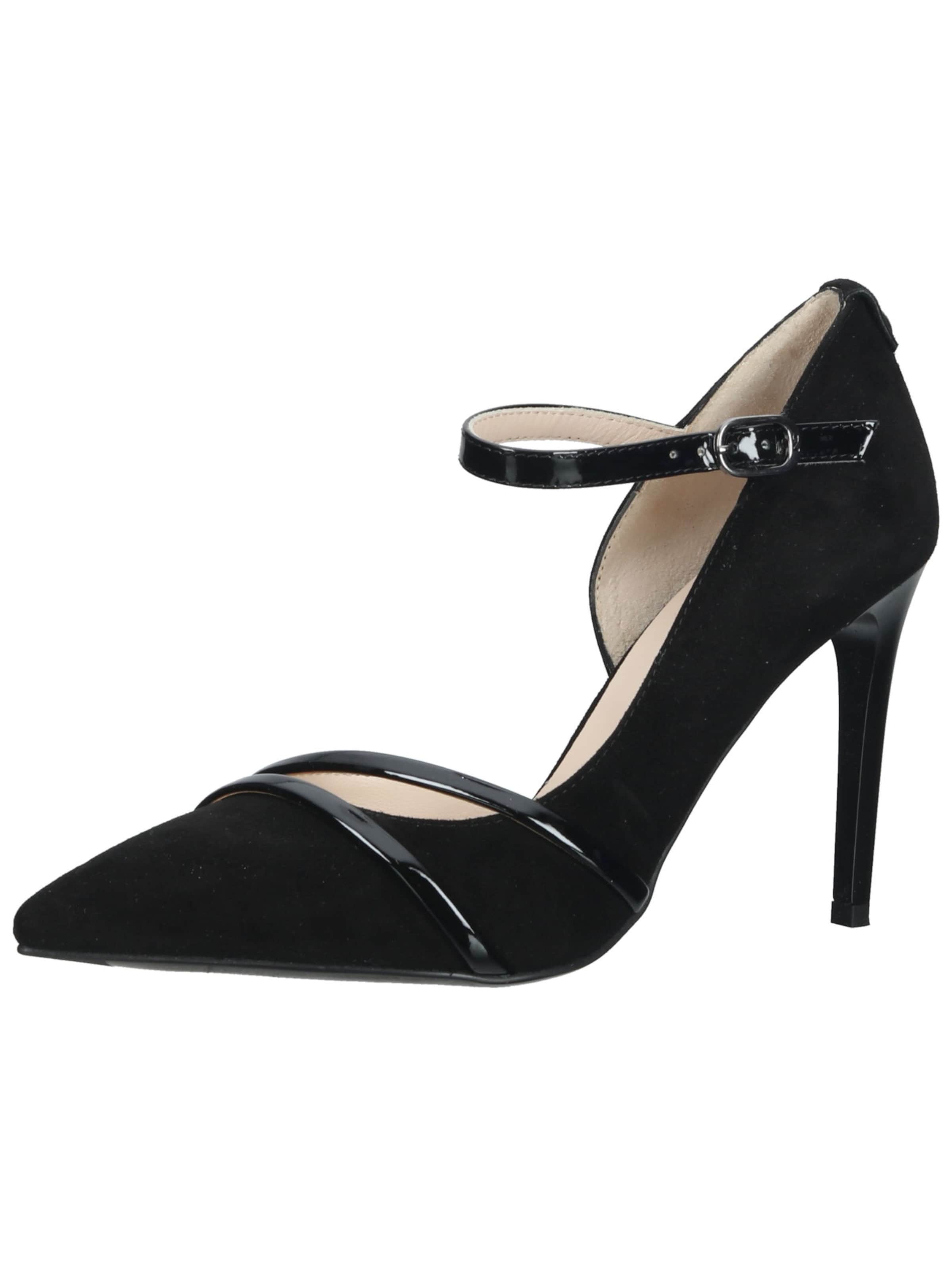 Décolleté sling di Nero Giardini in nero: frontale