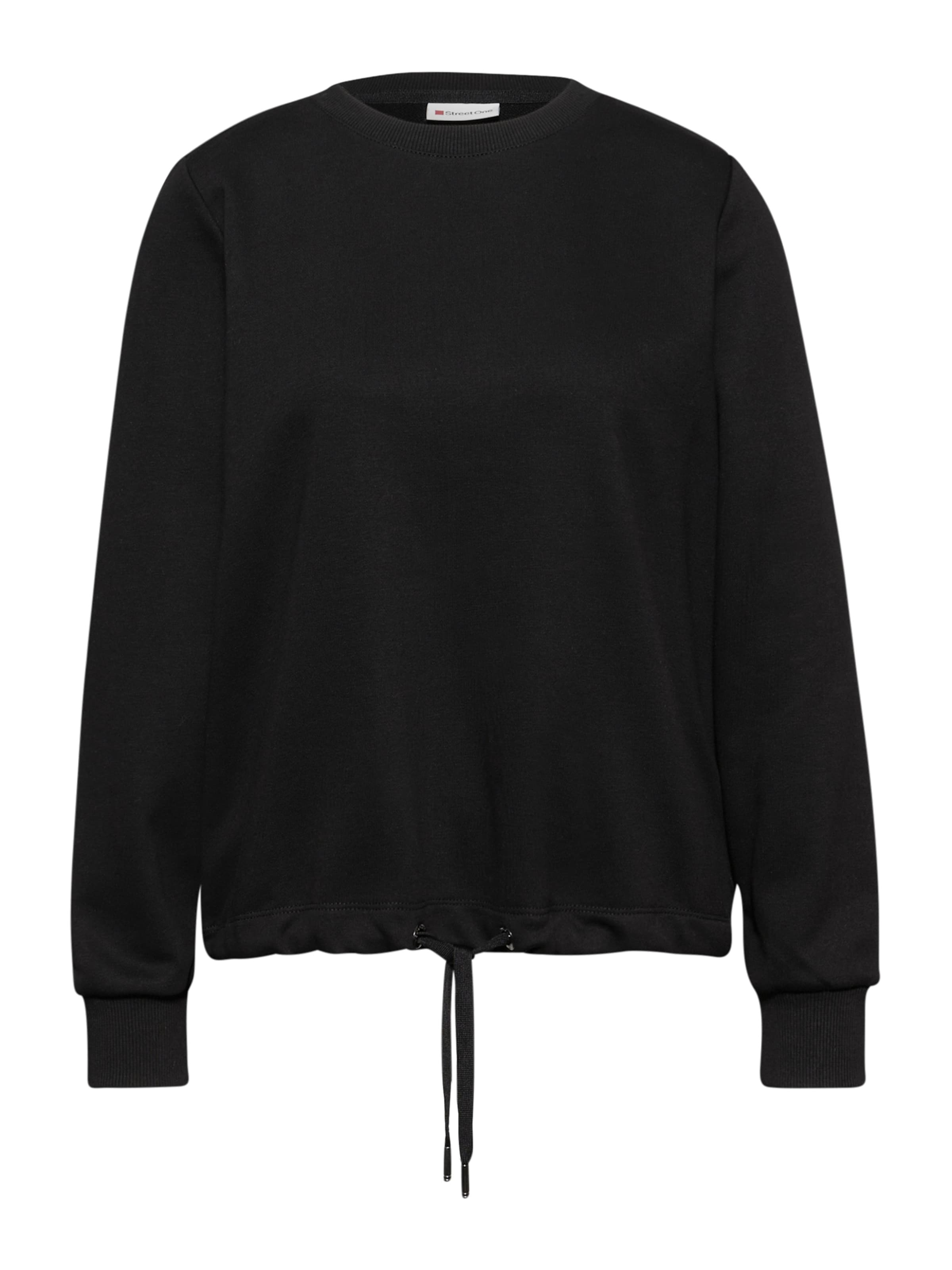 Sweat-shirt STREET ONE en noir : devant