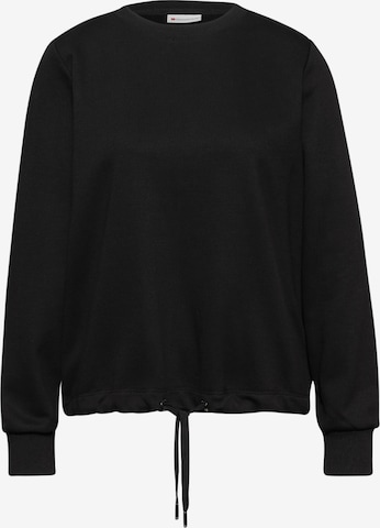 STREET ONE Sweatshirt i sort: forside