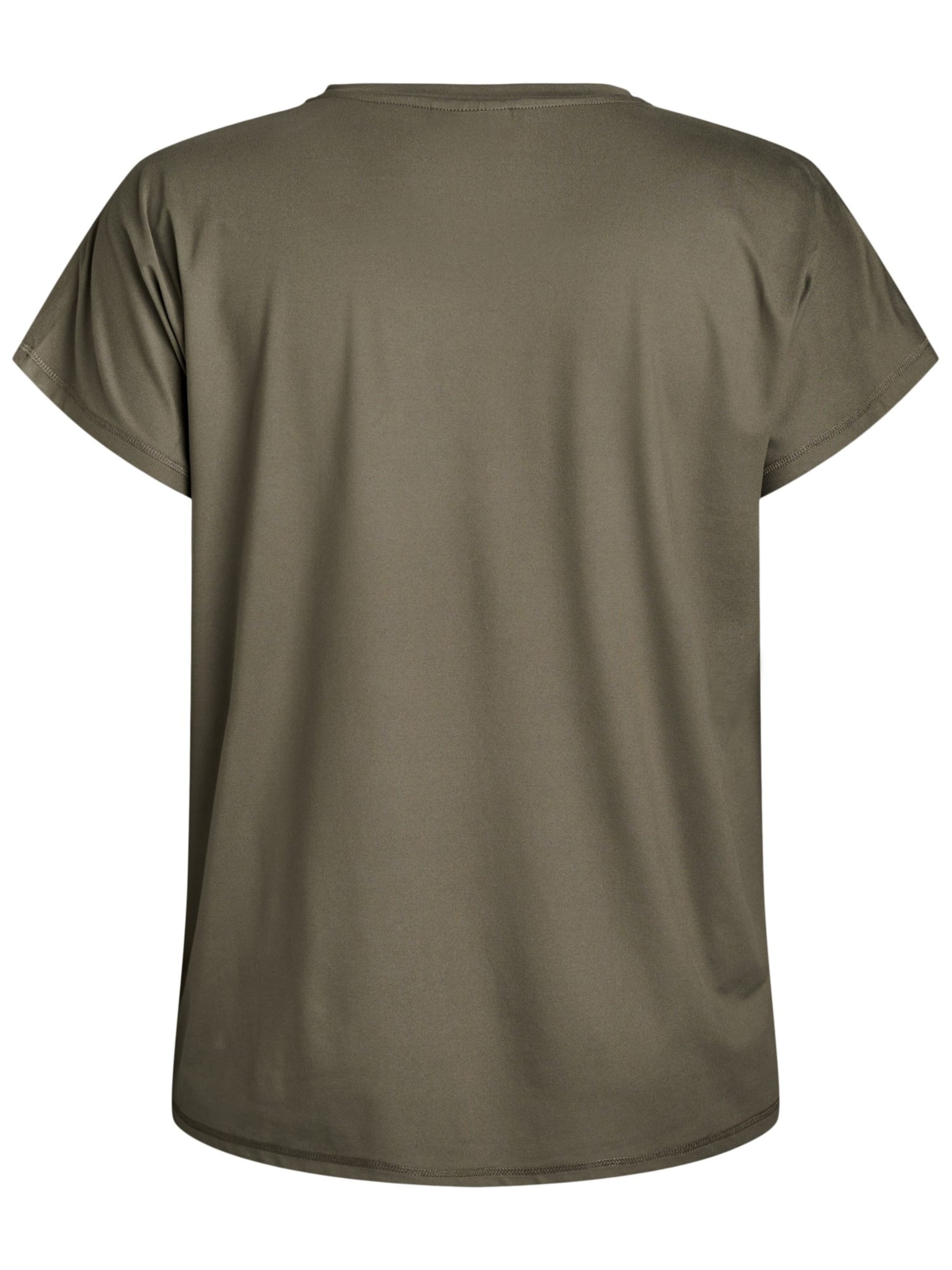 Maglietta 'Basic' di Zizzi in verde