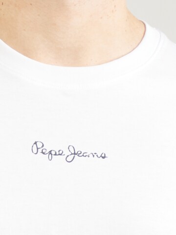 Pepe Jeans Tričko 'DEROK' - Biela