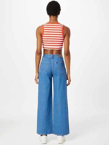 Lee Wide Leg Jeans 'Stella' in Blau