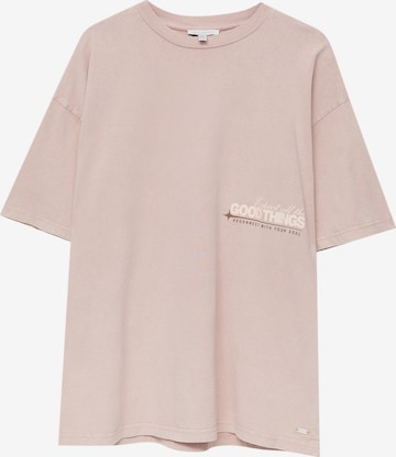 Maglietta di Pull&Bear in rosa: frontale