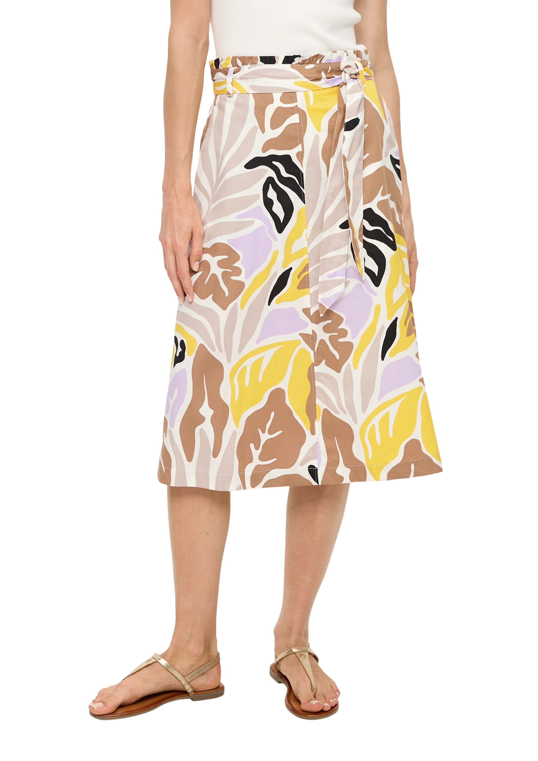 Jupe s.Oliver BLACK LABEL en jaune : devant