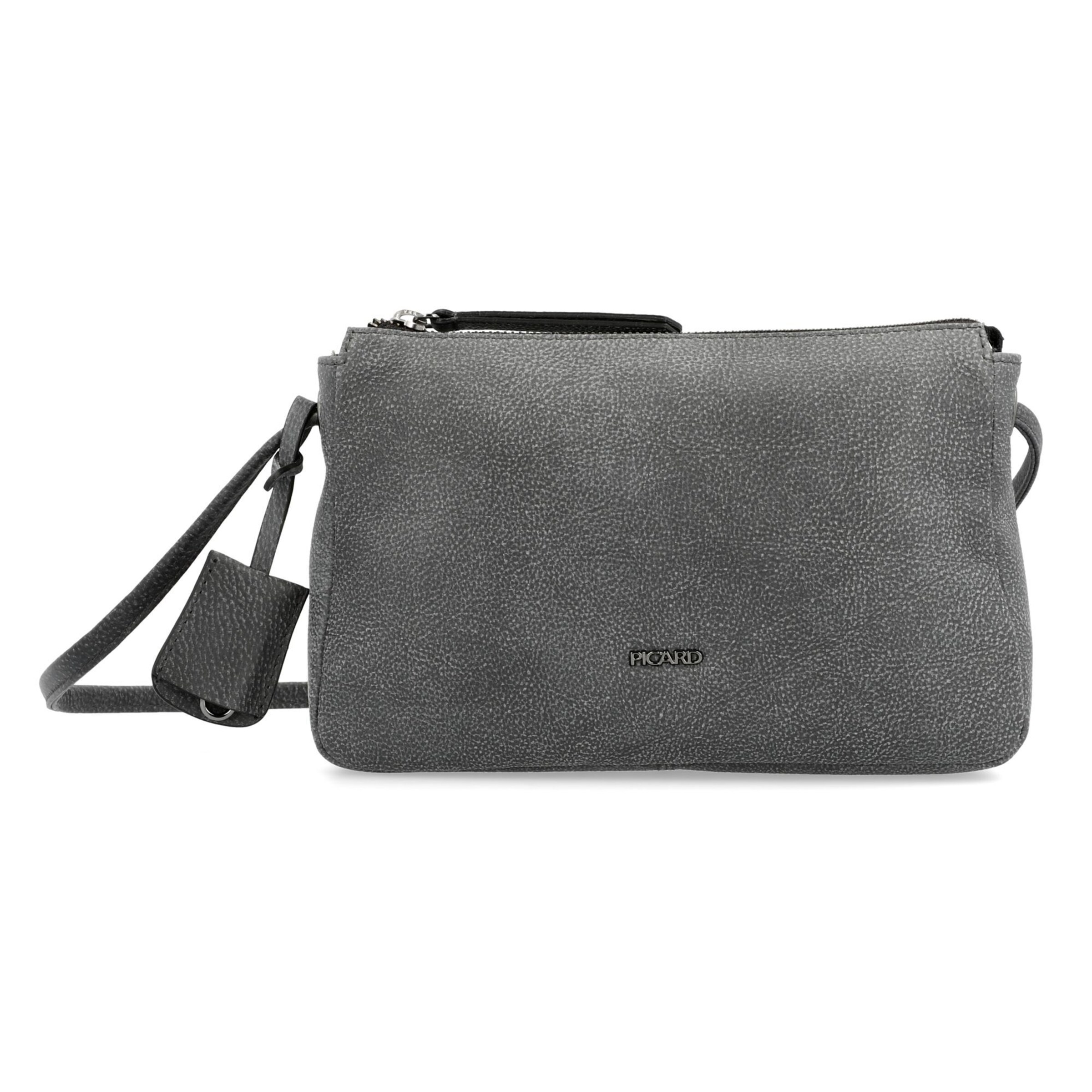 Sac à bandoulière 'Lesotho' Picard en gris : devant